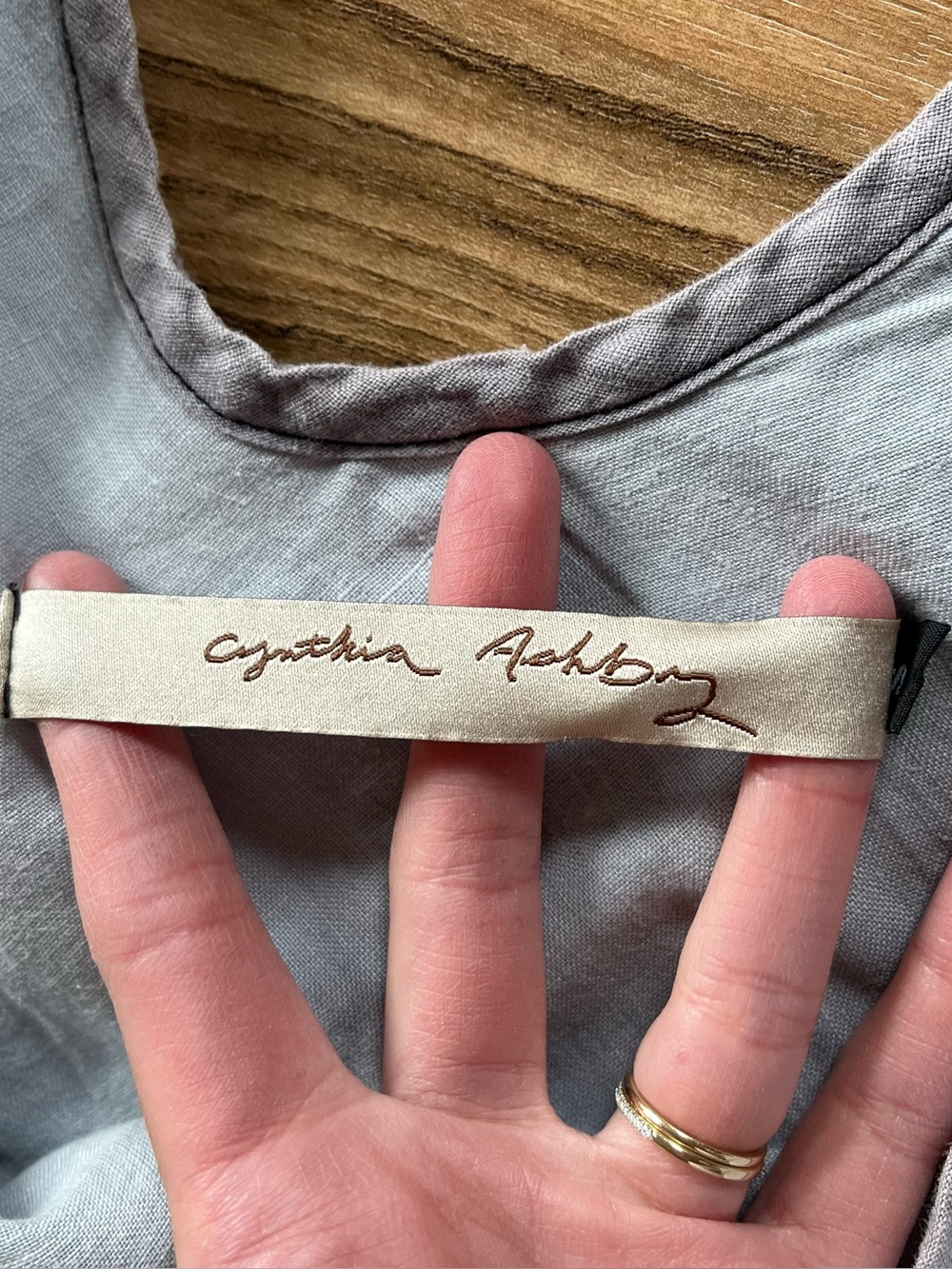 Cynthia Ashby linen made in USA dress - Picture 3 of 8